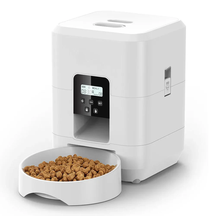 Smart Pet Feeding Machine – Automatic Cat & Dog Feeder with Timer, Portion Control & Slow Feed Bowl