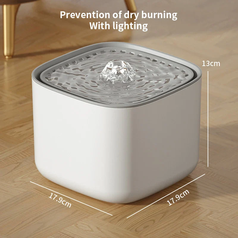 USB Electric Cat Water Fountain 3L – Silent Pet Drinking Fountain with Continuous Circulation & Advanced Filtration