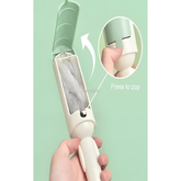 Premium Electrostatic Multi-Purpose Pet Hair Remover Brush and Self-Cleaning Lint Roller for Cats and Dogs