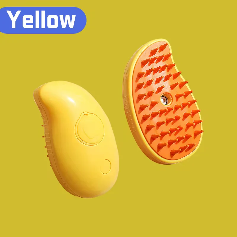 Multi-Functional 3-in-1 Pet Brush – Electric Cat & Dog Grooming Comb with Steam Spray, Massage & Fur Removal