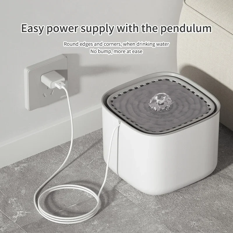 USB Electric Cat Water Fountain 3L – Silent Pet Drinking Fountain with Continuous Circulation & Advanced Filtration