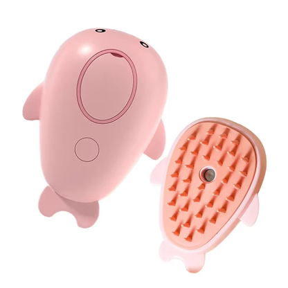 Multi-Functional 3-in-1 Pet Brush – Electric Cat & Dog Grooming Comb with Steam Spray, Massage & Fur Removal