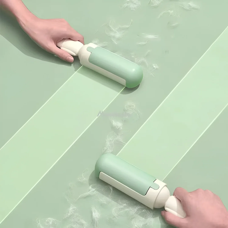 Premium Electrostatic Multi-Purpose Pet Hair Remover Brush and Self-Cleaning Lint Roller for Cats and Dogs