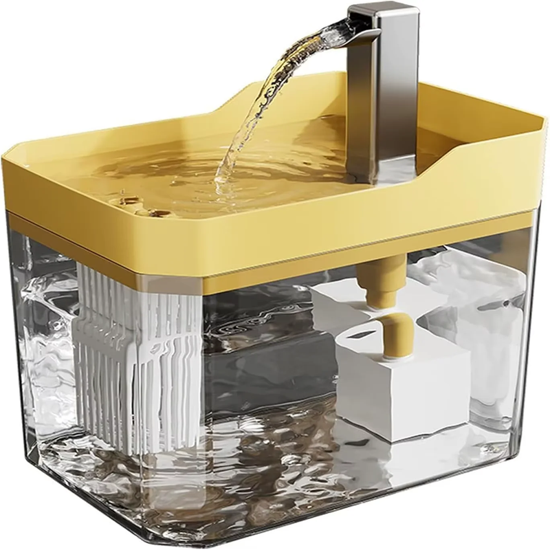Automatic Pet Water Fountain for Cats – Indoor Drinking Dispenser with Filtration System & Anti-Slip Design