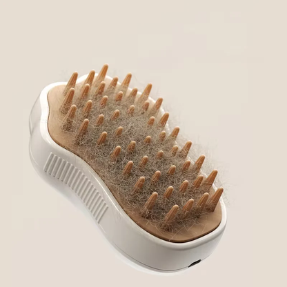 Multi-Functional 3-in-1 Pet Brush – Electric Cat & Dog Grooming Comb with Steam Spray, Massage & Fur Removal