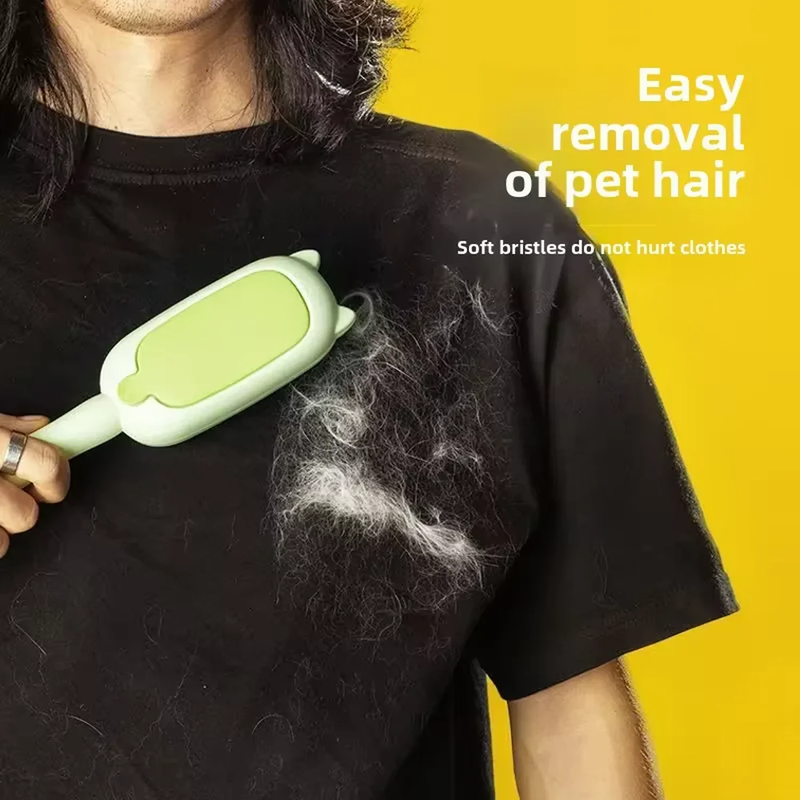 Premium Electrostatic Multi-Purpose Pet Hair Remover Brush and Self-Cleaning Lint Roller for Cats and Dogs